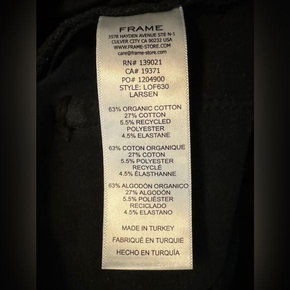 FRAME Denim Le One Flare Mid Rise Denim Jeans - Picture 12 of 13